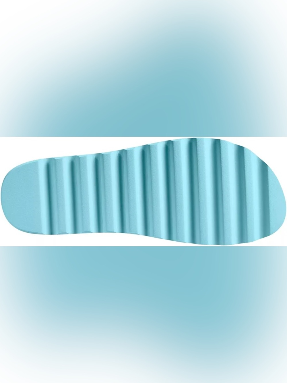 Reef Light Blue Triple-Strap Slide Sandals - Picture 6 of 7
